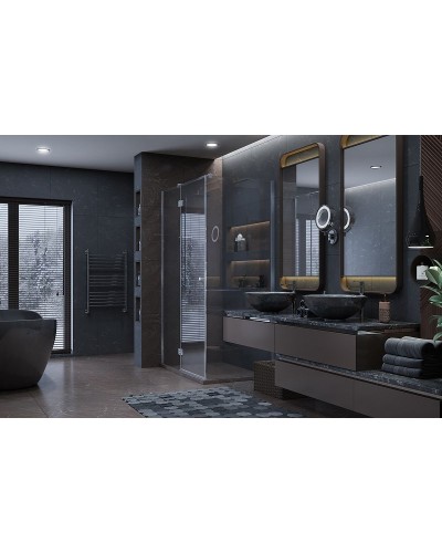 Душевой уголок Ambassador Diamond 120х80 12011104L профиль Хром стекло прозрачное