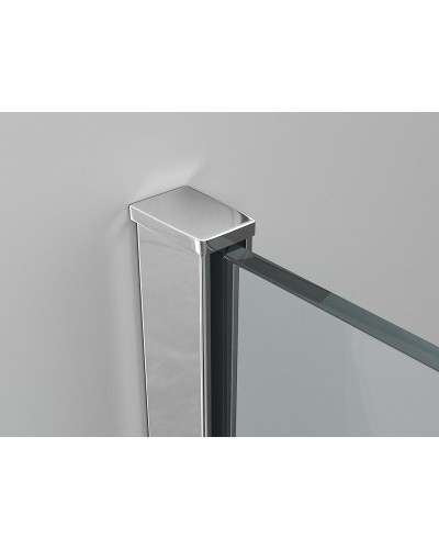 Душевой уголок Ambassador Diamond 120х80 12011104R профиль Хром стекло прозрачное
