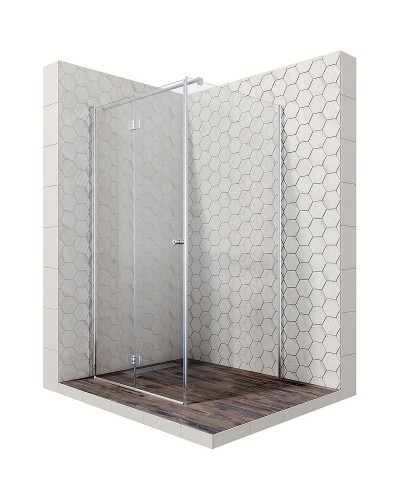 Душевой уголок Ambassador Diamond 90х90 12011105L профиль Хром стекло прозрачное