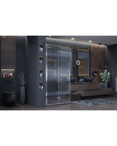 Душевой уголок Ambassador Diamond 90х90 12011105L профиль Хром стекло прозрачное