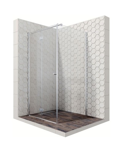 Душевой уголок Ambassador Diamond 100х100 12011106L профиль Хром стекло прозрачное