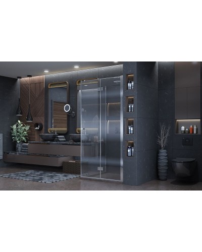 Душевой уголок Ambassador Diamond 100х100 12011106R профиль Хром стекло прозрачное