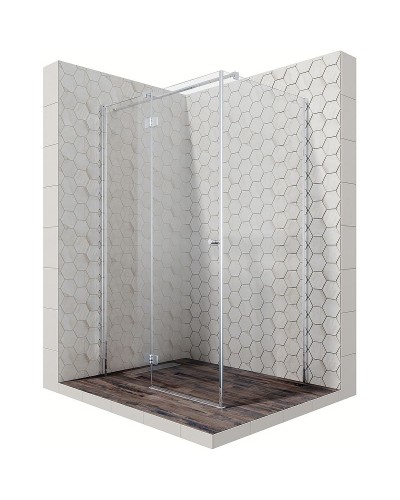 Душевой уголок Ambassador Diamond 120х80 12011107L профиль Хром стекло прозрачное