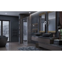 Душевой уголок Ambassador Diamond 120х80 12011107L профиль Хром стекло прозрачное