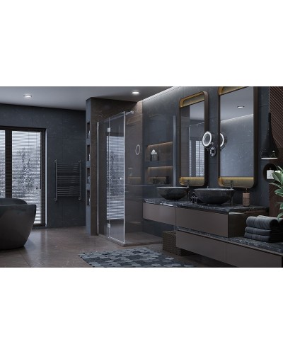 Душевой уголок Ambassador Diamond 120х80 12011107L профиль Хром стекло прозрачное