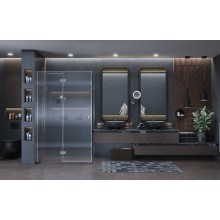 Душевой уголок Ambassador Diamond 120х80 12011107L профиль Хром стекло прозрачное