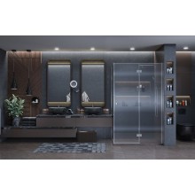 Душевой уголок Ambassador Diamond 120х80 12011107R профиль Хром стекло прозрачное