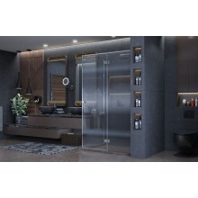 Душевой уголок Ambassador Diamond 120х80 12011107R профиль Хром стекло прозрачное