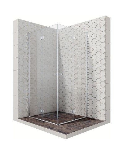 Душевой уголок Ambassador Diamond 100х100 12011110 профиль Хром стекло прозрачное