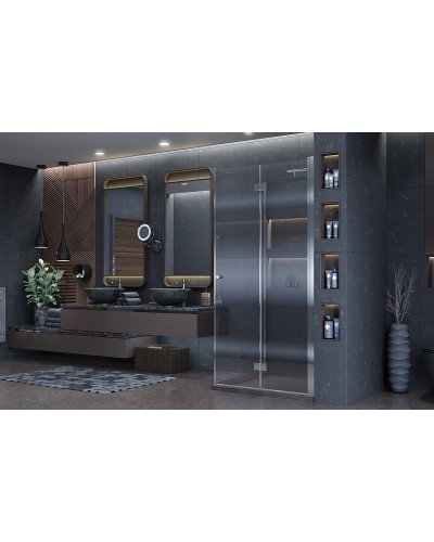 Душевой уголок Ambassador Diamond 100х100 12011110 профиль Хром стекло прозрачное