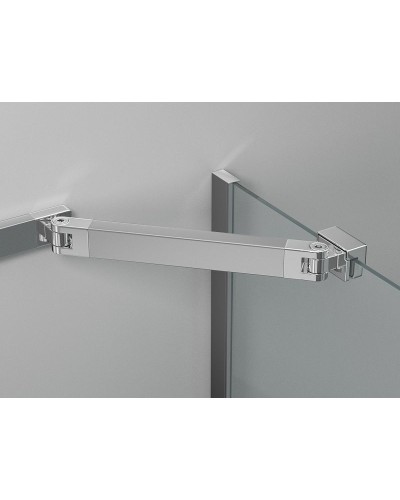 Душевой уголок Ambassador Diamond 90х90 12011111L профиль Хром стекло прозрачное