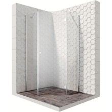 Душевой уголок Ambassador Diamond 90х90 12011111R профиль Хром стекло прозрачное