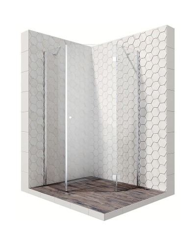 Душевой уголок Ambassador Diamond 90х90 12011111R профиль Хром стекло прозрачное