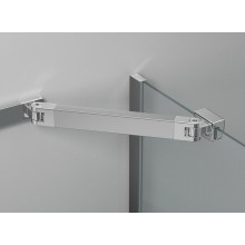 Душевой уголок Ambassador Diamond 100х100 12011112L профиль Хром стекло прозрачное