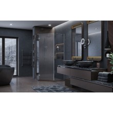 Душевой уголок Ambassador Diamond 100х100 12011112L профиль Хром стекло прозрачное