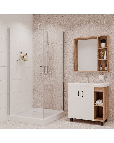 Душевой уголок Niagara Nova 90х90 NG-6603-08 профиль Хром стекло прозрачное