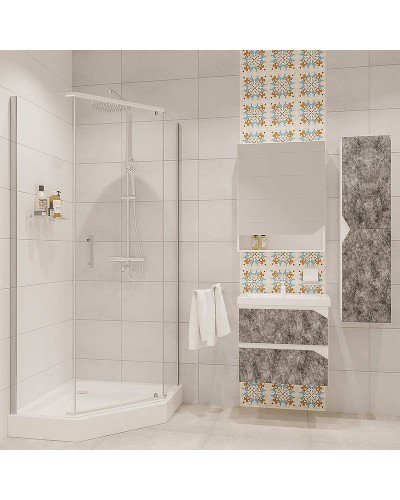 Душевой уголок Niagara Nova 90х90 NG-6605-08 профиль Хром стекло прозрачное