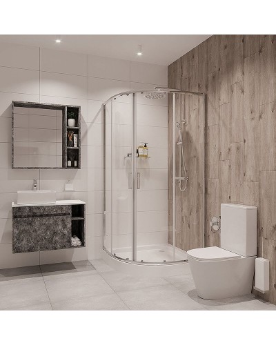 Душевой уголок Niagara Nova 100х100 NG-6607-08 профиль Хром стекло прозрачное