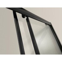 Душевой уголок Niagara Eco 90х90 NG-009-14Q Black профиль Черный стекло с рисунком