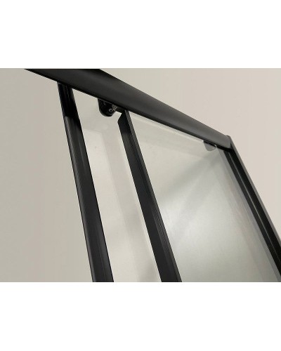 Душевой уголок Niagara Eco 90х90 NG-009-14Q Black профиль Черный стекло с рисунком