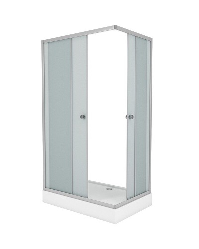 Душевой уголок Niagara Eco 120х80 NG-012-14Q профиль Матовый хром стекло матовое