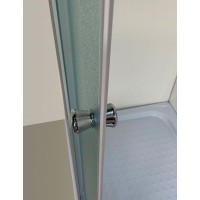 Душевой уголок Niagara Eco 120х80 NG-012-14Q профиль Матовый хром стекло матовое