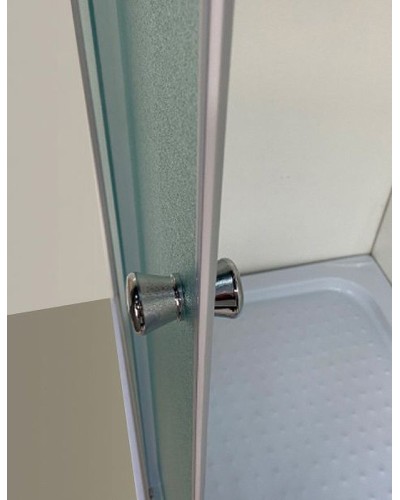 Душевой уголок Niagara Eco 120х80 NG-012-14Q профиль Матовый хром стекло матовое