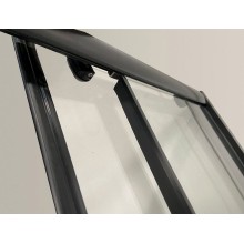 Душевой уголок Niagara Eco 120х80 NG-012-14Q Black профиль Черный стекло с рисунком