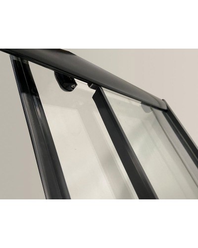 Душевой уголок Niagara Eco 120х80 NG-012-14Q Black профиль Черный стекло с рисунком