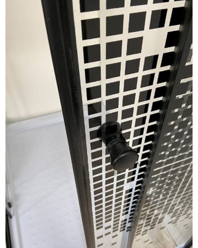 Душевой уголок Niagara Eco 120х80 NG-012-14Q Black профиль Черный стекло с рисунком