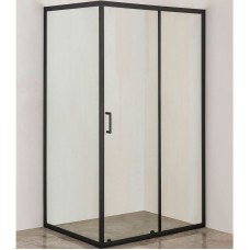 Душевой уголок Orange 120x90 E23-12090TB профиль Черный стекло прозрачное