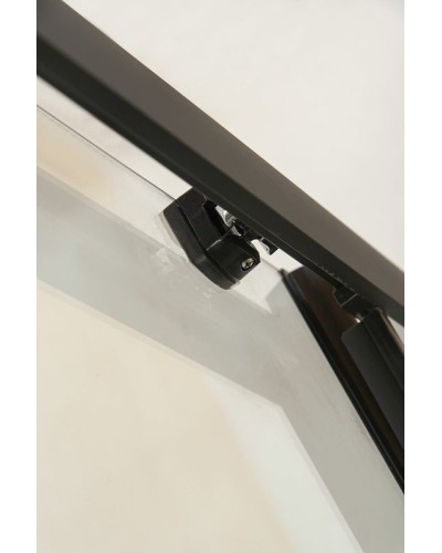 Душевой уголок Orange 120x90 E23-12090TB профиль Черный стекло прозрачное