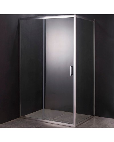 Душевой уголок Orange 150x80 E23-15080TCR профиль Хром стекло прозрачное