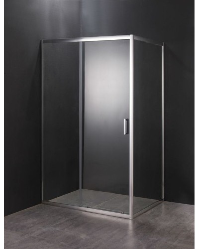 Душевой уголок Orange 130x90 E23-13090TCR профиль Хром стекло прозрачное