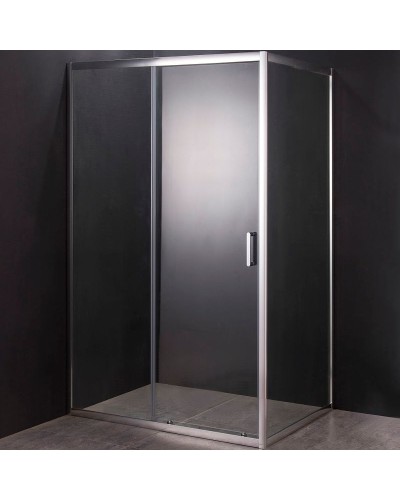 Душевой уголок Orange 130x90 E23-13090TCR профиль Хром стекло прозрачное