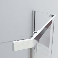 Душевой уголок Vincea Stresa 90х90 VSP-1S900CLB профиль Черный стекло прозрачное