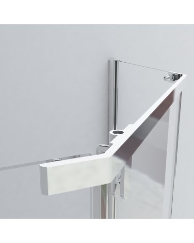 Душевой уголок Vincea Stresa 90х90 VSP-1S900CLB профиль Черный стекло прозрачное