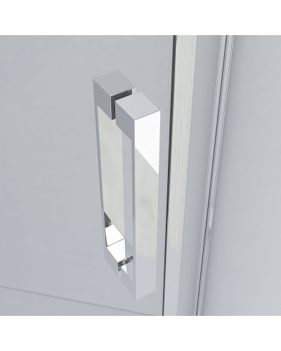 Душевой уголок Vincea Stresa 90х90 VSP-1S900CLB профиль Черный стекло прозрачное