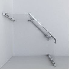 Душевой уголок Vincea Stresa 90х90 VSP-1S900CLB профиль Черный стекло прозрачное