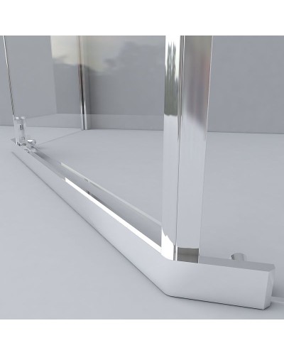 Душевой уголок Vincea Stresa 90х90 VSP-1S900CLB профиль Черный стекло прозрачное