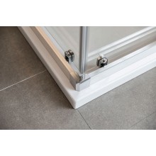 Душевой уголок Vincea Scala 90х90 VSS-2SC900CL профиль Хром стекло прозрачное