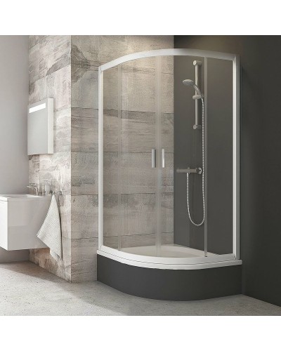 Душевой уголок Ravak Blix BLCP4-90 Sabina 90x90 3B270140Z1 профиль Белый стекло Transparent