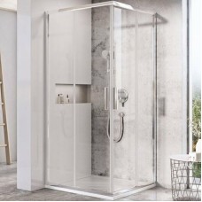 Душевой уголок Ravak Blix Slim BLSRV2-80 80x80 X1LM40C00Z1 профиль Хром стекло Transparent