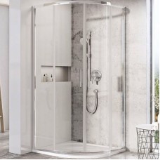 Душевой уголок Ravak Blix Slim BLSCP4-80 80x80 X3BM40C00Z1 профиль Хром стекло Transparent