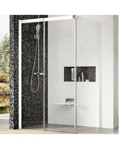 Душевой уголок Ravak Matrix MSDPS 100х100 L 0WLAA100Z1 профиль Белый стекло Transparent