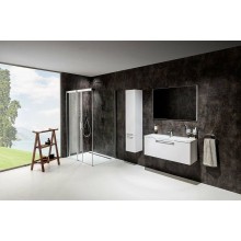 Душевой уголок Ravak Matrix MSDPS 100x100 L 0WLAAC00Z1 профиль Хром стекло Transparent