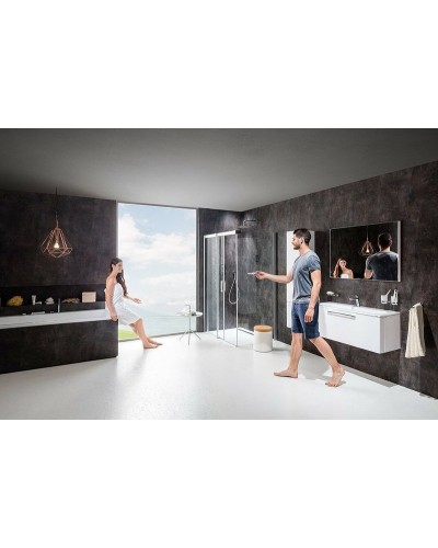 Душевой уголок Ravak Matrix MSDPS 100x100 L 0WLAAC00Z1 профиль Хром стекло Transparent