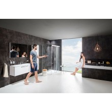 Душевой уголок Ravak Matrix MSDPS 100x100 R 0WPAAC00Z1 профиль Хром стекло Transparent