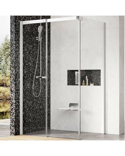 Душевой уголок Ravak Matrix MSDPS 100x80 L 0WLA4C00Z1 профиль Хром стекло Transparent