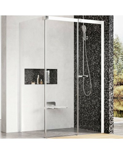 Душевой уголок Ravak Matrix MSDPS 100x80 R 0WPA4100Z1 профиль Белый стекло Transparent